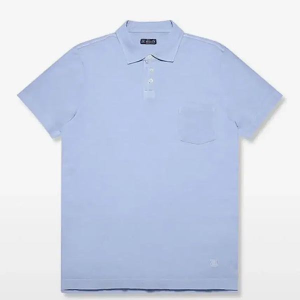 [BUNJANG] Breuer Polo Short Sleeve T-Shirt Blue M / 브로이어 폴로 반소매 티셔츠 블루 새 상품 M