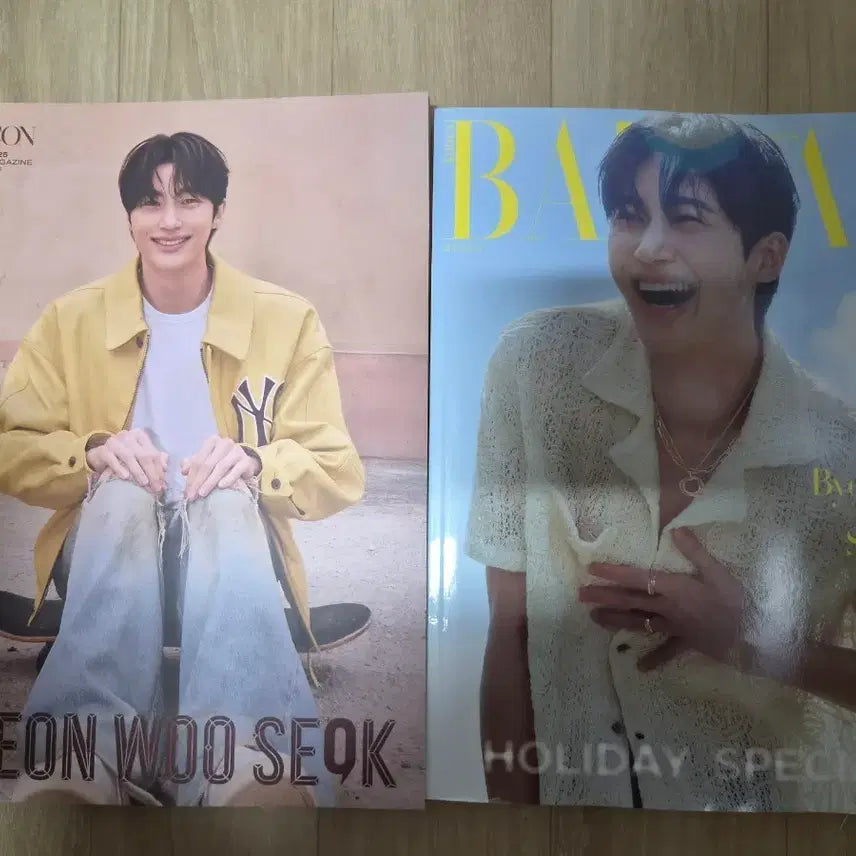 [BUNJANG] Byun Woo-seok 2024 Bazaar & DICON Magazine Bundle Set / 일괄_변우석 2024년 바자 ,디아이콘 잡지