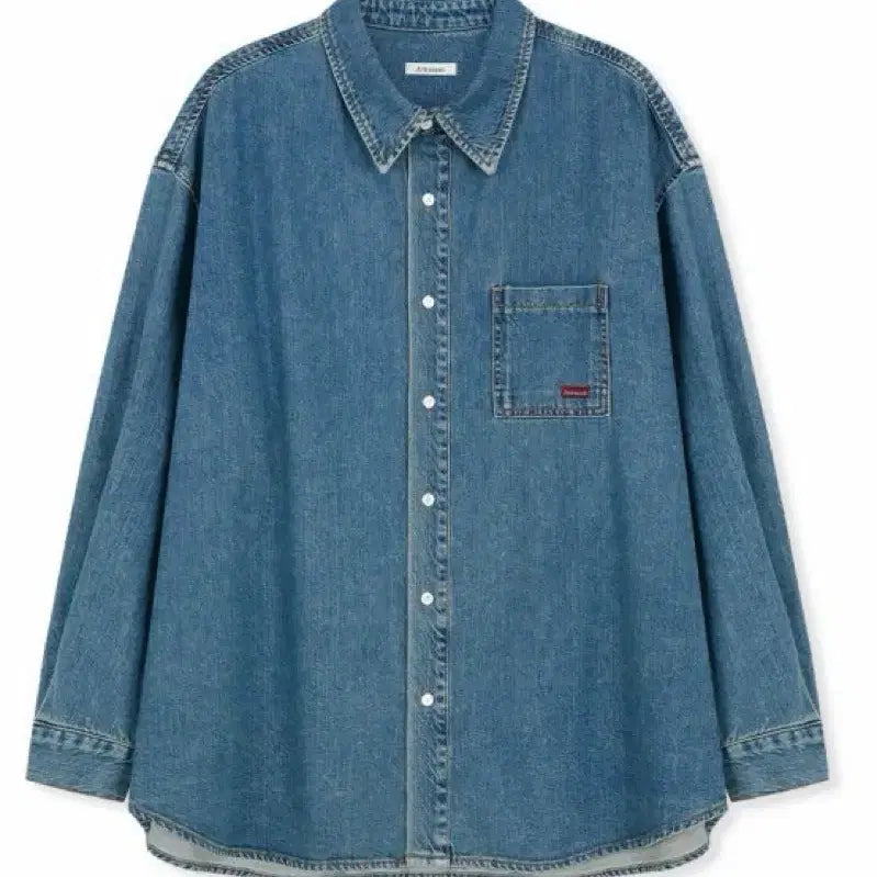 [BUNJANG] AvieMoi Denim Shirt Size 2 / 아비에무아 데님셔츠 2사이즈