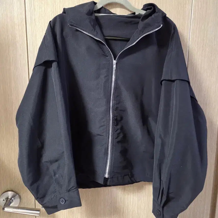 [BUNJANG] Oversized Windbreaker Hoodie Zip-Up Jumper / 빅사이즈 free 오버핏 바람막이 후드집업 점퍼