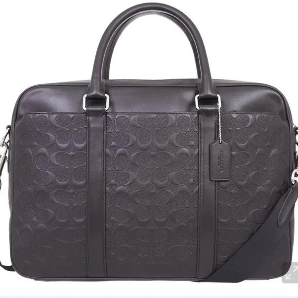 [BUNJANG] Coach Men's Leather Slim Briefcase F72230 / 코치 남성 가죽 서류가방(새상품)