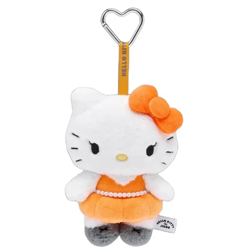 [BUNJANG] Blackpink Jisoo Hello Kitty Orange Doll Keychain with Photocard / [새제품] 헬로키티 지수 오렌지 인형 키링