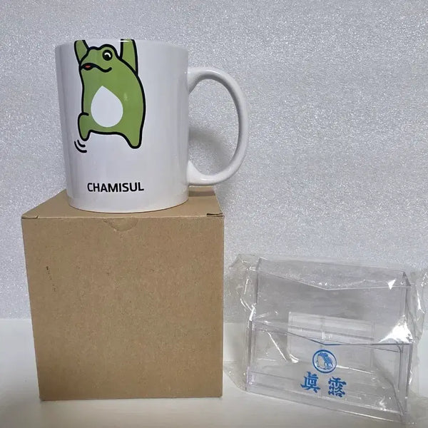 [BUNJANG] Chamisul Mug Cup & Jinro Business Card Holder Set / 참이슬 머그컵 / 명함꽂이