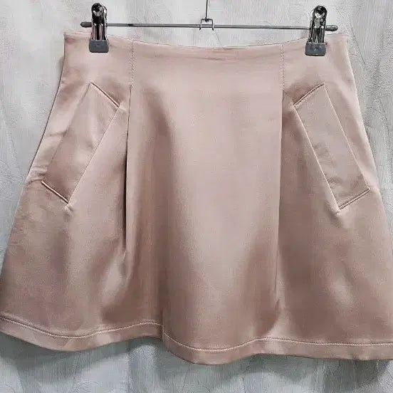 [BUNJANG] Pink Flare Culotte Mini Skirt / 핑크색 플레어 큐롯 미니스커트