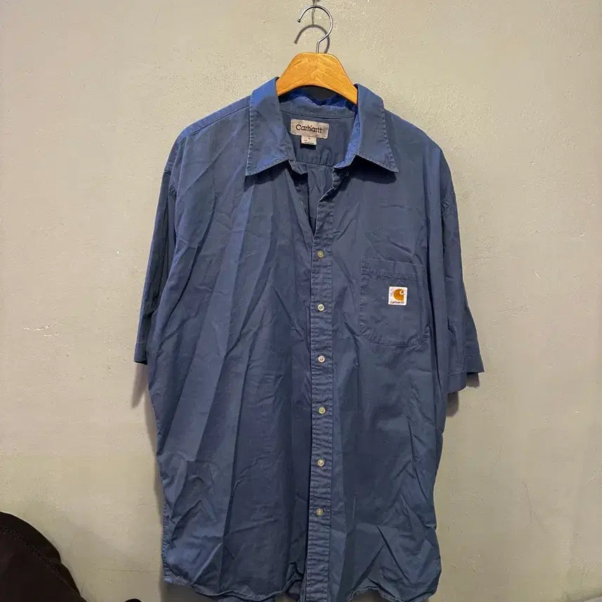 [BUNJANG] Carhartt Oversized Short Sleeve Shirt / 칼하트 오버핏 반팔셔츠