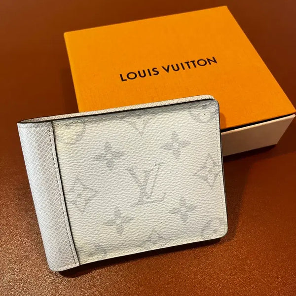 [BUNJANG] Louis Vuitton Multicolor White Bifold Wallet / (정품)루이비통 멀티플 화이트 반지갑