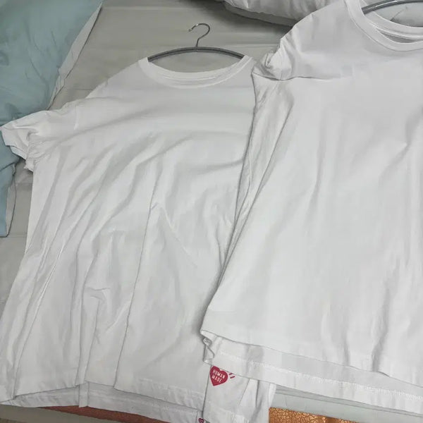 [BUNJANG] Human Made Short Sleeve T-Shirt White / 휴먼메이드 반팔티 화이트