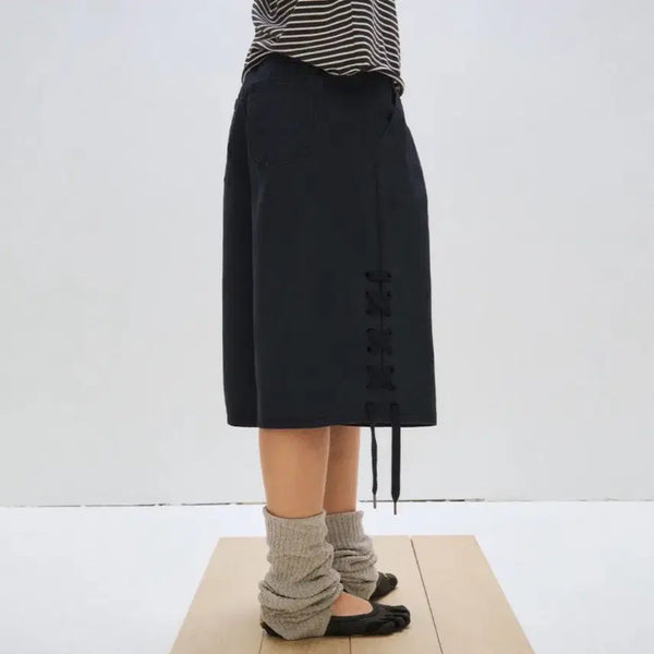 [BUNJANG] Please Project Bermuda Pants Size 2 / 플리즈프로젝트 버뮤다 팬츠