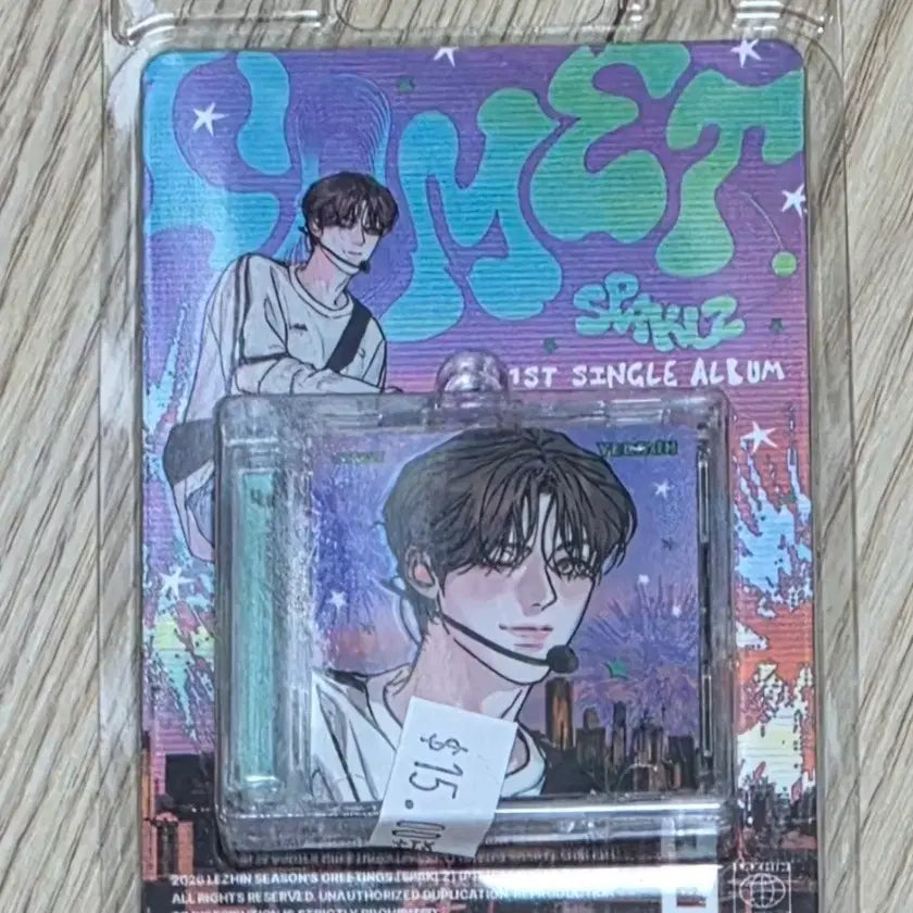 [BUNJANG] Sparkles Limited Run Mini CD Keychain Yeonho / 미국 스파클즈 미니cd키링 리미티드런 연오 판매