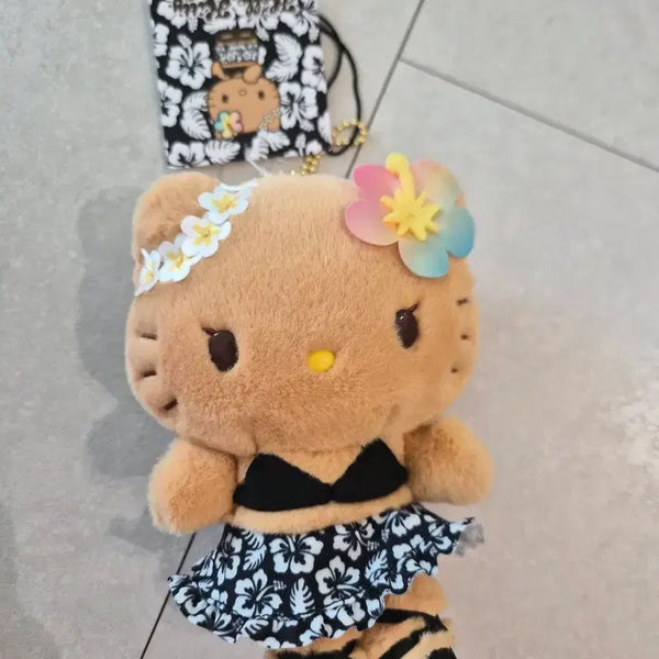 [BUNJANG] Hello Kitty Hawaiian Beach Swimsuit Keychain - New with Tags / 헬로키티 하와이안 비치 수영복 키링 (택있는새상품)