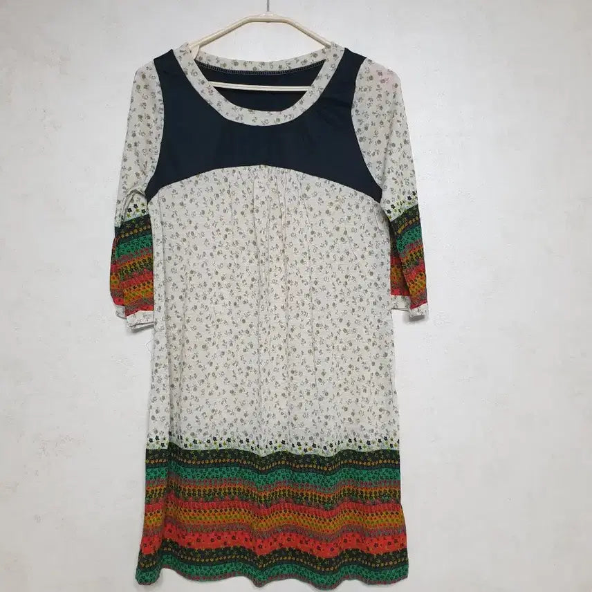 [BUNJANG] Thin Spandex One-Piece Dress S / 얇은 스판 원피스 55 S