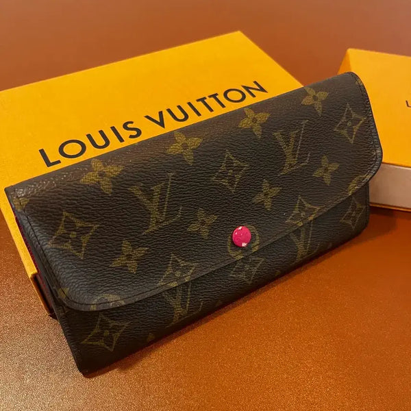 [BUNJANG] Louis Vuitton Monogram Emily Long Wallet Fuchsia / (정품)루이비통  에밀리 장지갑 모노그램