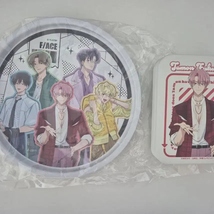 [BUNJANG] Tamon-kun Collaboration Cafe Plate & Tin Case Bundle Set / 타몬군 지금 어느쪽?! 콜라보 카페 플레이트, 틴케이스 일괄