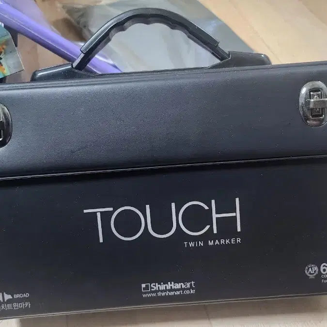 [BUNJANG] Shinhan Touch Twin Marker 60 Color Set A / 신한터치 트윈마카 60색 A 세트