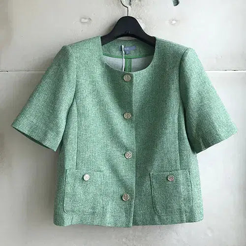 [BUNJANG] LBL Women's Green Polyester Blend Spring/Summer Jacket / LBL 정품/2023-통통66/새제품