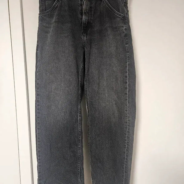 [BUNJANG] Uniqlo Wide Fit Jeans Black / 유니클로 와이드핏진(블랙)