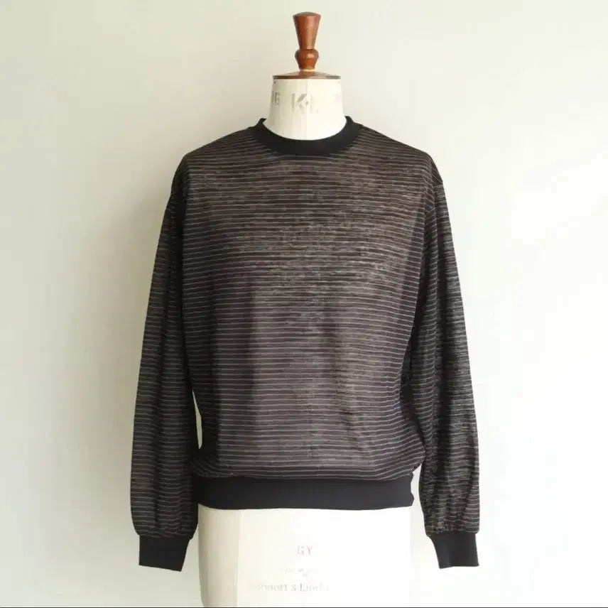 [BUNJANG] Maatee&Sons 26SS Border Slub Long Sleeve T-Shirt Size 1 / 마티앤선즈 26ss L/S Border Slub tee 1size