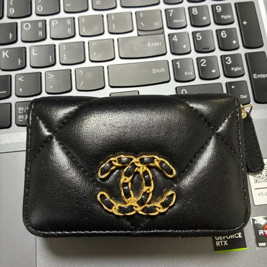 [BUNJANG] Chanel 19 Coin Purse / 샤넬19동전지갑 내장칩모델