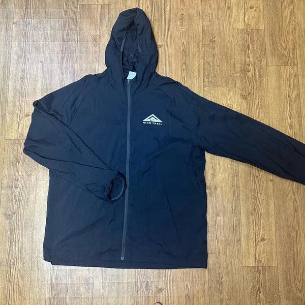 [BUNJANG] Nike Trail Windbreaker Jacket Black 2XL / 나이키 트레일 바람막이 자켓 블랙 2XL