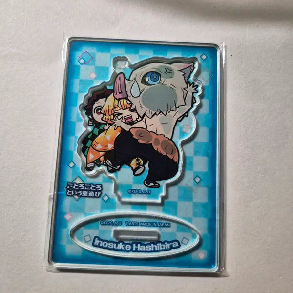 [BUNJANG] Demon Slayer Inosuke Tanjiro Zenitsu Acrylic Keychain & SD Figure / 귀멸의 칼날 이노스케 탄지로 젠이츠 아크릴 키링 원화 sd 피규어인형누이쿠지