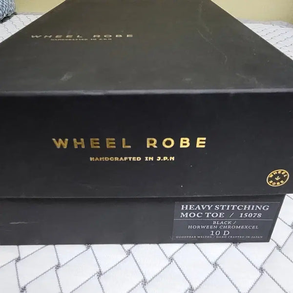 [BUNJANG] Wheloves MOCTOE 15078 Black Ho Won Chromexcel 10D (280) Goodyear Welt Shoes / 휠로브 MOCTOE 15078 목토 블랙 호원 크롬엑셀 10D(280)