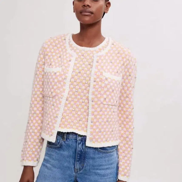 [BUNJANG] Maje Cubic Cardigan / 마쥬 큐빅 가디건