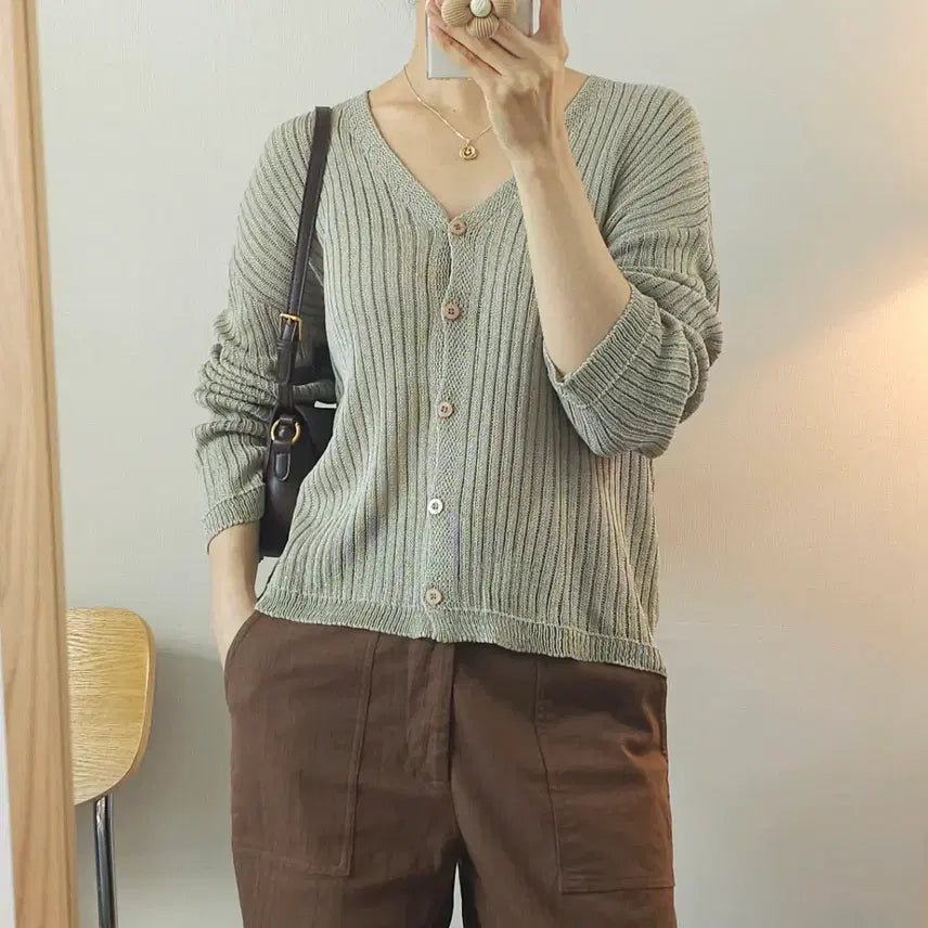 [BUNJANG] Mymyt Women's Long Sleeve Cardigan for Transitional Seasons / (F)Mymyt 여성 긴팔 가디건 간절기