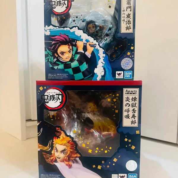 [BUNJANG] Aniplex+ Demon Slayer: Kimetsu no Yaiba - Tanjiro Kamado (Water Breathing) & Kyojuro Rengoku Figuarts ZERO Figure Set / 정품)귀멸의 칼날 아츠제로 탄지로, 렌고쿠 일괄 팝니다.