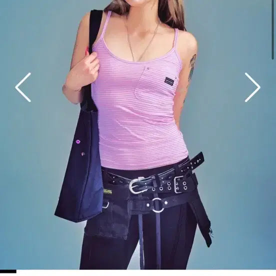 [BUNJANG] BACON'T ARCHIVE Sleeveless Top Pink / 베이컨트아카이브 슬리브리스