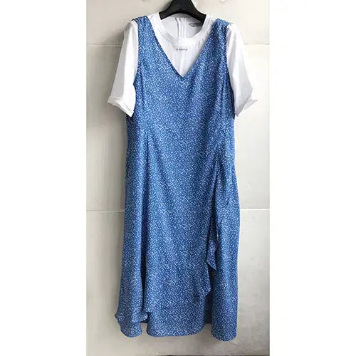 [BUNJANG] Olivia Blue Layered Dress / 올리비아 정품/2024-통통66/새거수준