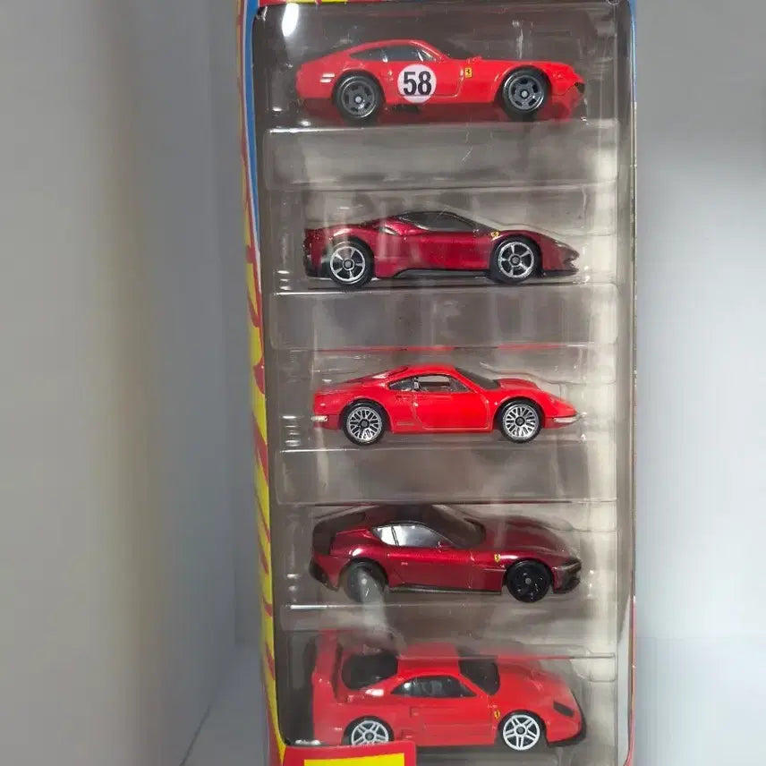 [BUNJANG] Hot Wheels Ferrari 5-Car Set (Sealed) / 핫휠 페라리5팩 세트 미개봉