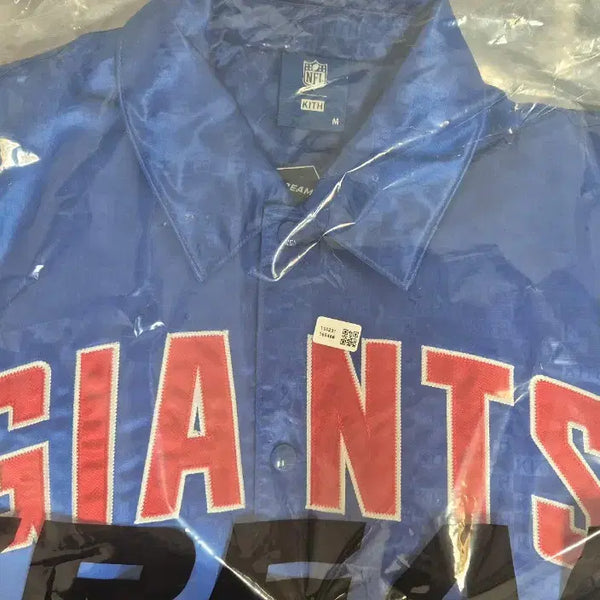 [BUNJANG] Kith x NFL New York Giants Bomber Jacket (M) / (KREAM 택) KITH X NFL 뉴욕 자이언츠 봄버 자켓 (M)