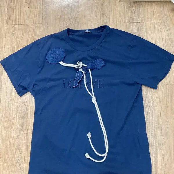 [BUNJANG] Loewe Logo Short-Sleeve T-Shirt Navy / 로에베 로고 반팔 티셔츠 네이비