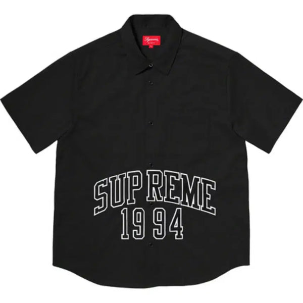 [BUNJANG] Supreme Arc Logo Work Shirt Black / [L] 슈프림 아크 로고 워크 셔츠 블랙 - 20SS