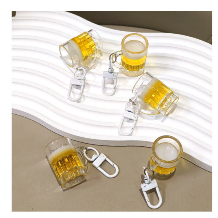 [BUNJANG] Beer Mug Keychain Set (3 pcs) / 2+1 시원한 퇴근후 맥주한잔 열쇠고리 키링세트 나마비루