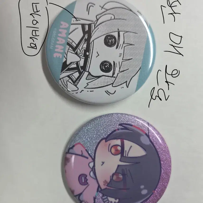 [BUNJANG] Milgram Amané Minigram Kotoko Kindergarten Badge / 밀그램)아마네 미니그램 코토코 유치원