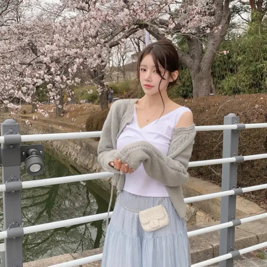 [BUNJANG] Modern Robe Leuv Chiffon Long Dress / 모던로브 르브 샤SK(택달린새상품)