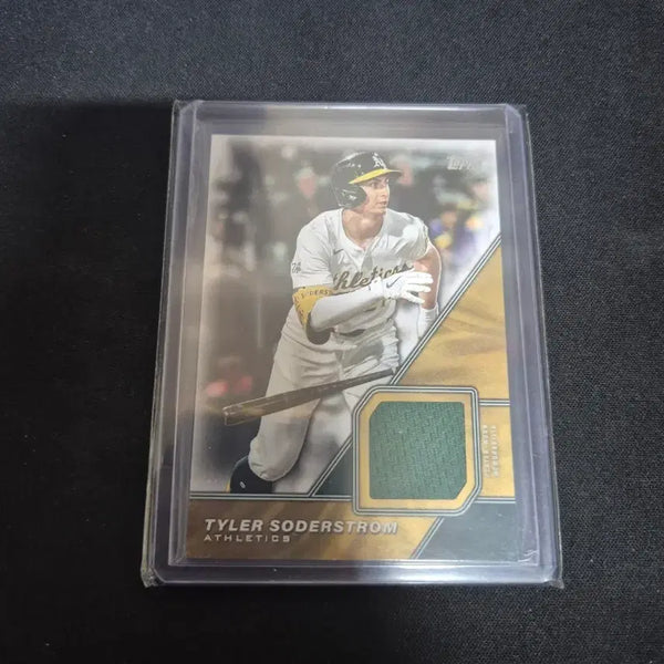 [BUNJANG] MLB Tyler Soderstrom Athletics Relic Card / [MLB] 애슬레틱스 타일러 소더스트롬 렐릭