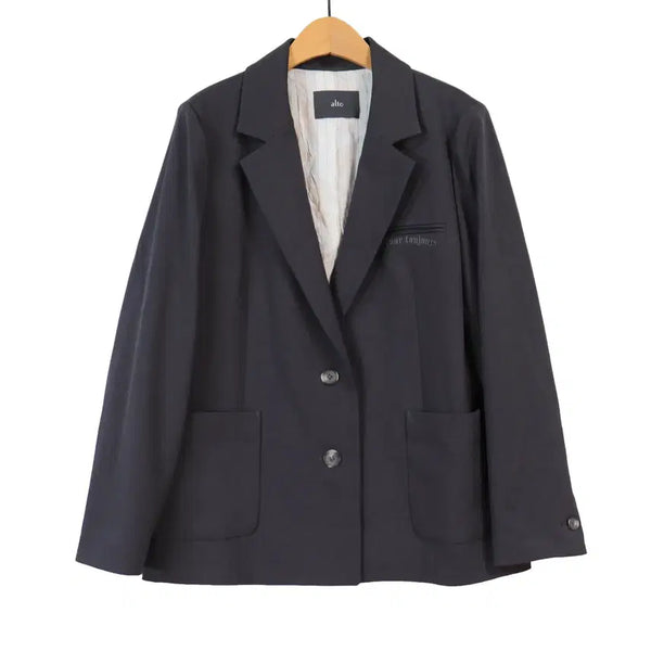 [BUNJANG] Alto Dark Grey Single Button Blazer / alto 알토 싱글 자켓 66 다크그레이 오피스 블레이저