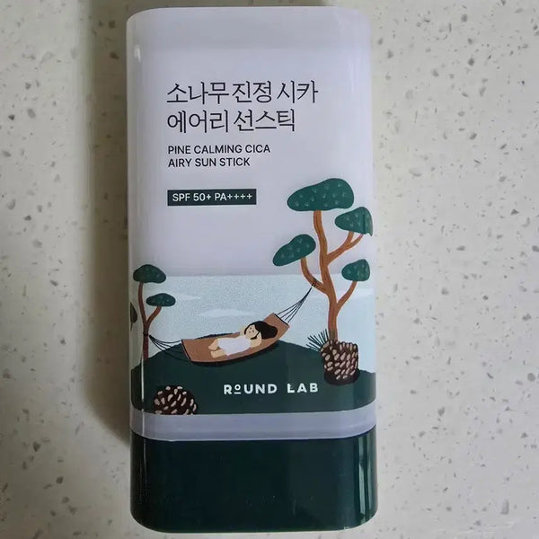 [BUNJANG] Round Lab Pine Calming Cica Airy Sun Stick SPF 50+ PA++++ / 라운드랩 소나무진정 시카 에어리 선스틱