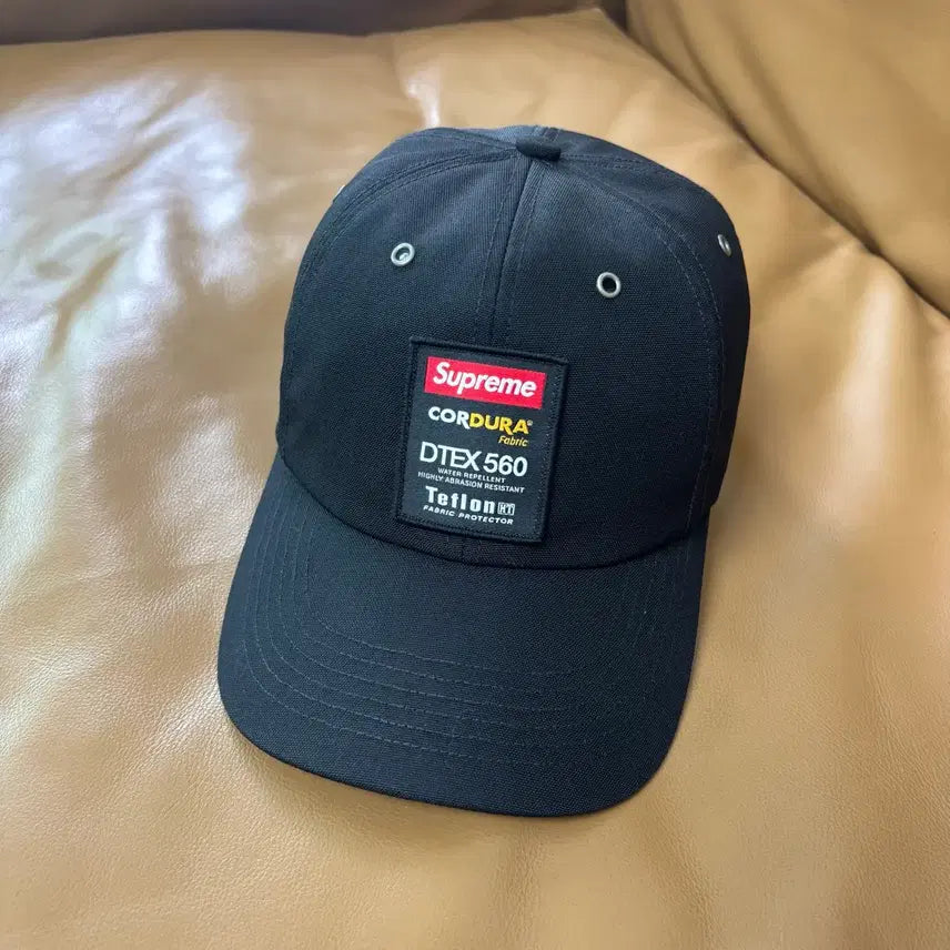[BUNJANG] Supreme 6-Panel Teflon Cap Hat Black / 슈프림 6패널 볼캡 모자 테프론 블랙