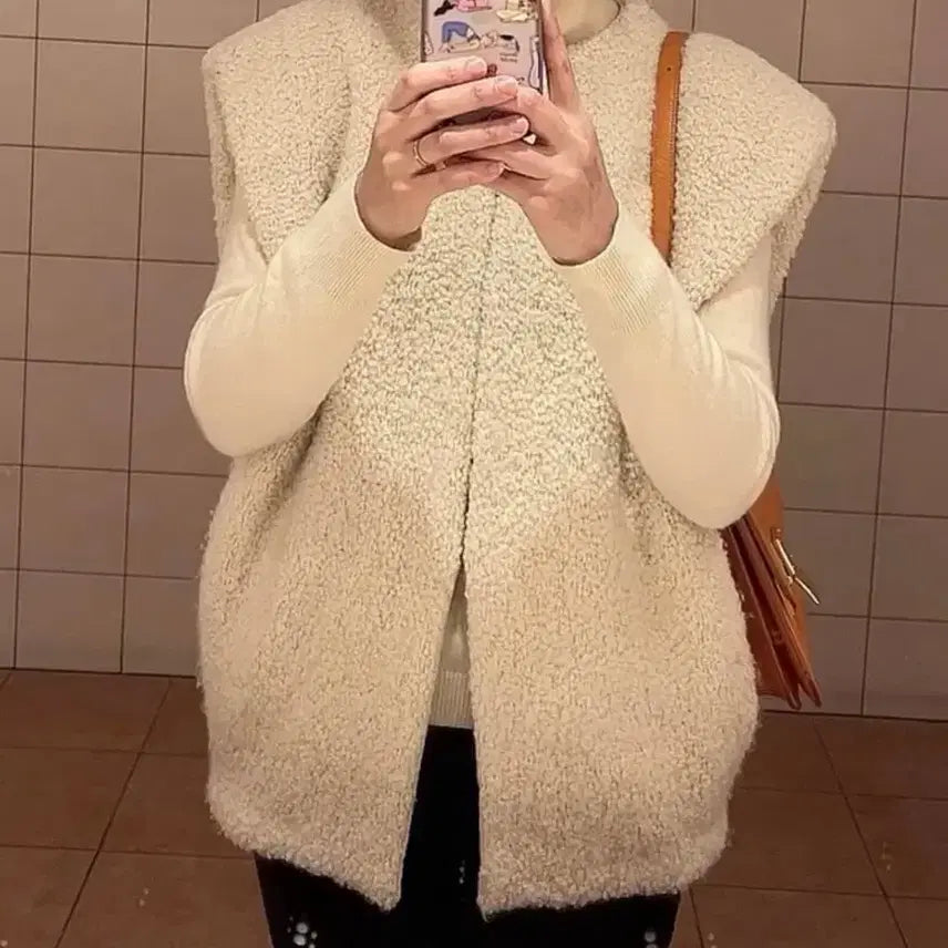 [BUNJANG] Isabel Marant Genuine Shearling Vest Size 34 / 이자벨마랑 정품 시어링 베스트 34
