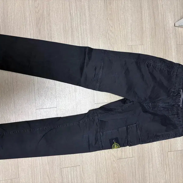 [BUNJANG] Stone Island Black Cargo Pants W31 / 스톤아일랜드 블랙 카고 팬츠 w31