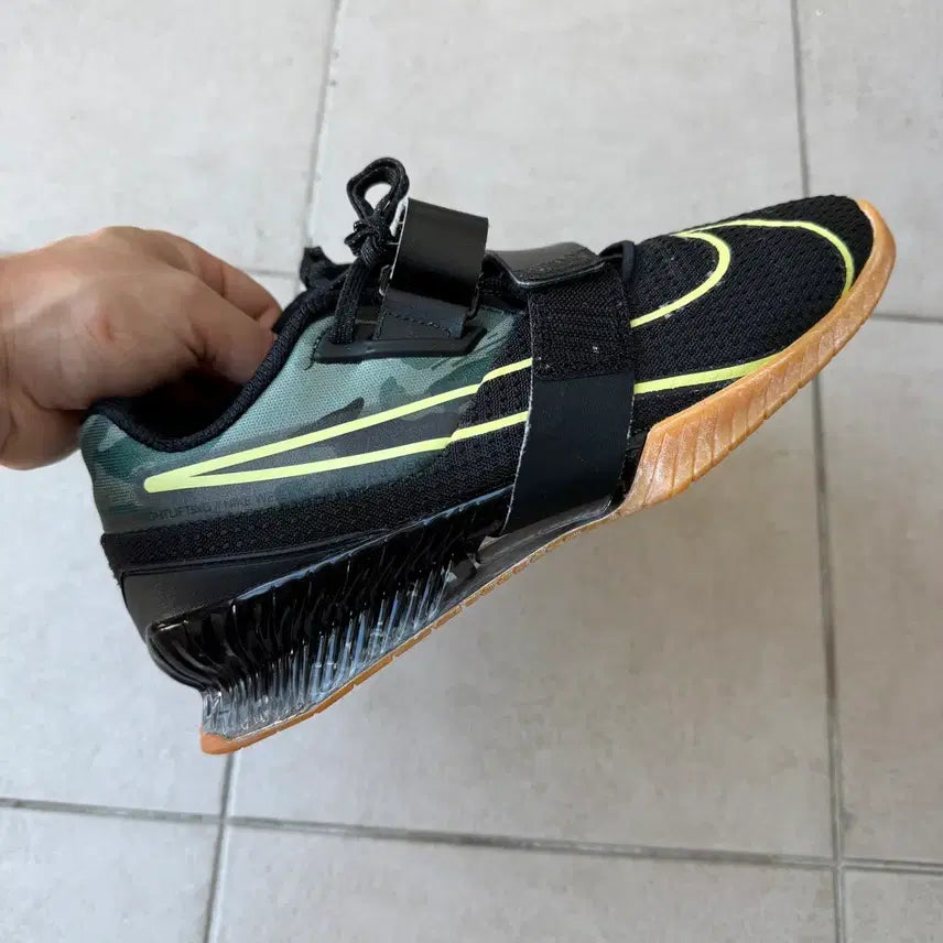 [BUNJANG] Nike Romaleos 4 Black CrossFit Shoes / 나이키 로말레오 4 블랙 검 크로스핏화 255