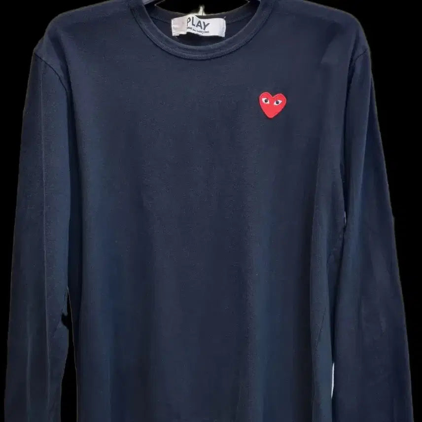 [BUNJANG] Comme des Garçons PLAY Black Long Sleeve T-Shirt XL / 꼼데가르송 PLAY 블랙 긴팔티셔츠 XL