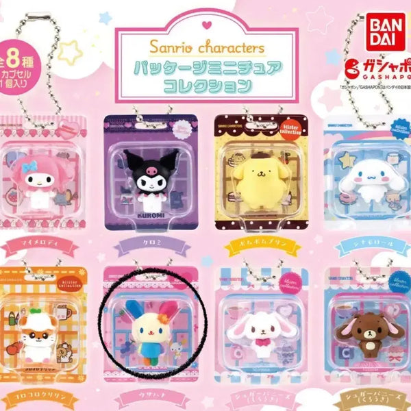 [BUNJANG] Sanrio Miniature Package Gacha Usahana / 산리오 미니어쳐 패키지 가챠 우사하나