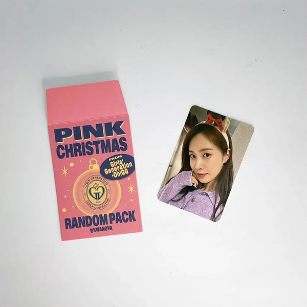 [BUNJANG] Girls' Generation SNSD Yuri 2022 Pink Christmas Photocard / 소녀시대 유리 2022 핑크 크리스마스 포토카드 포카 1 Girls' Generation SNSD YURI 2022 PINK CHRISTMAS PHOTOCARD 1