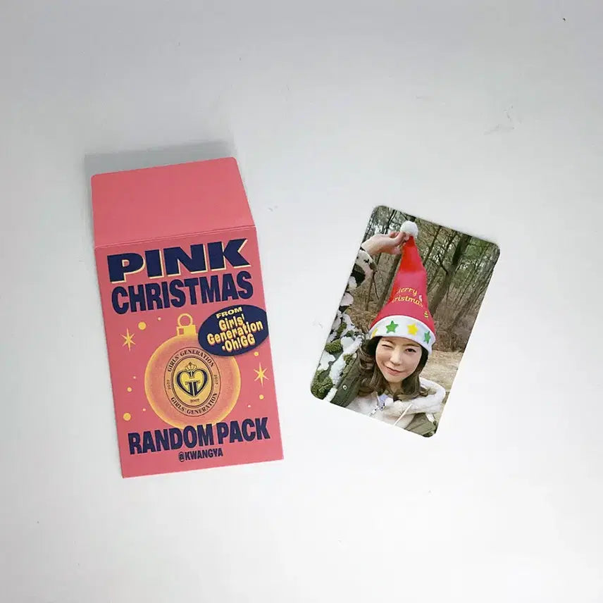 [BUNJANG] Girls' Generation SNSD Sunny 2022 Pink Christmas Photocard / 소녀시대 써니 2022 핑크 크리스마스 포토카드 포카 1 Girls' Generation SNSD SUNNY 2022 PINK CHRISTMAS PHOTOCARD 1