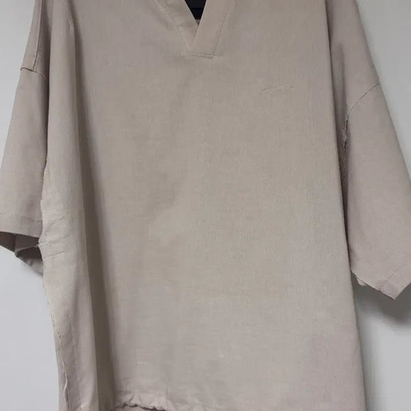 [BUNJANG] Songzio 25ss Oriental Woven Collar T-Shirt / 송지오 /25ss 오리엔탈 우븐 카라 티셔츠46