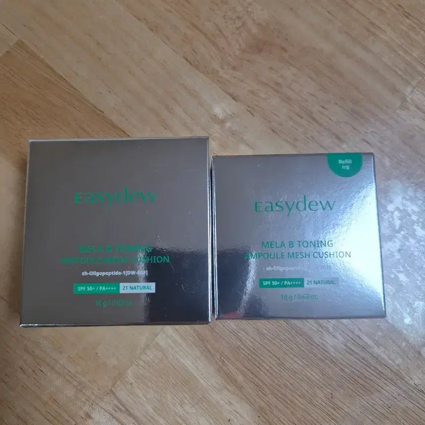 [BUNJANG] Easydew Melab-B Toning Ampoule Mesh Cushion SPF 50+ PA+++ (No. 21) with Refill / 이지듀 멜라 비 토닝 앰플 메쉬쿠션 신상 21호